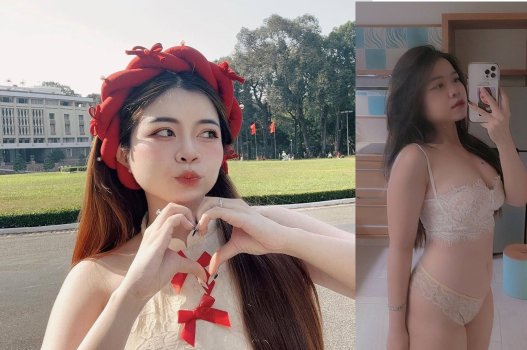 Phát tán clip 18+ cô gái xinh đẹp với vòng một căng tràn