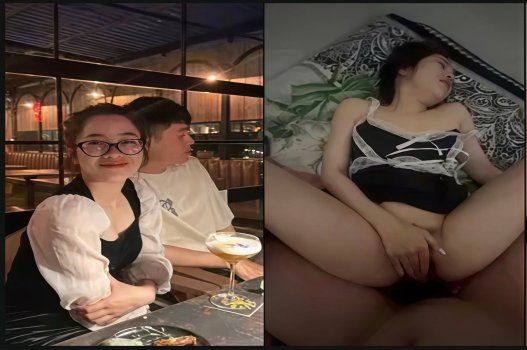 Đêm muộn với em gái trong bộ đồ hầu bàn